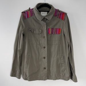 Denim Embellished Jacket